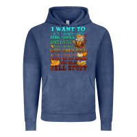 Vintage Denim I want to Fall stuff Vintage Hoodie - NancyCooperArtShop