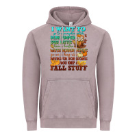 Vintage Zinc I want to Fall stuff Vintage Hoodie - NancyCooperArtShop