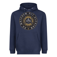 Navy ignatius of loyola society of jesus Heavyweight Hoodie - tuanDangUi