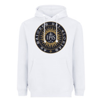 White ignatius of loyola society of jesus Heavyweight Hoodie - tuanDangUi
