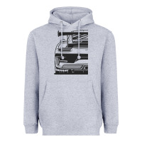 Heather Grey gt3 rs 991.2 fragment rear Heavyweight Hoodie - tuanDangUi