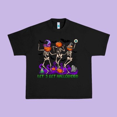Let's Get Halloweird Urban Heavy Tee Designed By Nancycooperartshop