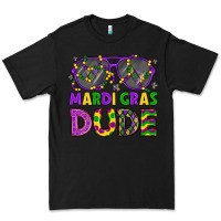 Black mardi gras celebration design Premium Tee - LillyAllenDesigns