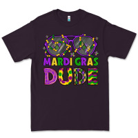 Plum mardi gras celebration design Premium Tee - LillyAllenDesigns