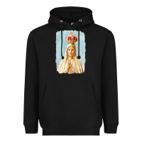 Black our lady of fatima Heavyweight Hoodie - tuanDangUi