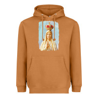 Meerkat our lady of fatima Heavyweight Hoodie - tuanDangUi