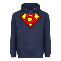 Navy super b Heavyweight Hoodie - tuanDangUi