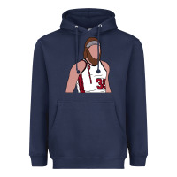 Navy bill walton blazers Heavyweight Hoodie - tuanDangUi