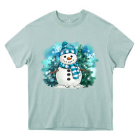 Arona winter snowman Heavy Core Tee - MaliasSmallBusiness