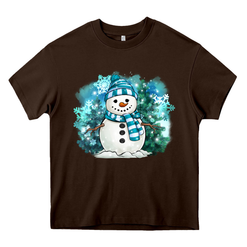 Winter Snowman Heavy Core Tee by MaliasSmallBusiness | Teevron