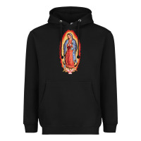 Black our lady of guadalupe virgin mary Heavyweight Hoodie - tuanDangUi