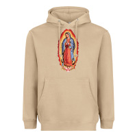 Mushroom our lady of guadalupe virgin mary Heavyweight Hoodie - tuanDangUi