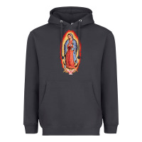 Smoke our lady of guadalupe virgin mary Heavyweight Hoodie - tuanDangUi