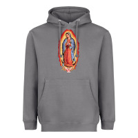 Storm our lady of guadalupe virgin mary Heavyweight Hoodie - tuanDangUi