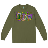 Army Green dietary mardi gras Long Sleeve Tee - CowGirlArtShop
