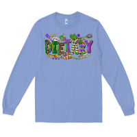 Colony Blue dietary mardi gras Long Sleeve Tee - CowGirlArtShop