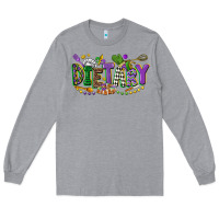 Heather Grey dietary mardi gras Long Sleeve Tee - CowGirlArtShop