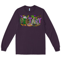 Plum dietary mardi gras Long Sleeve Tee - CowGirlArtShop