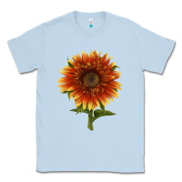 Dusty Blue The  Sunflower Classic Tee - LillyAllenDesigns