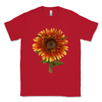 Red The  Sunflower Classic Tee - LillyAllenDesigns