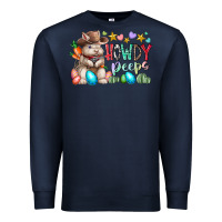Navy howdy peeps Premium Sweatshirt - RacoonDesign