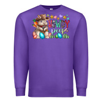 Purple howdy peeps Premium Sweatshirt - RacoonDesign
