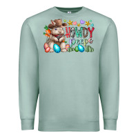 Seafoam howdy peeps Premium Sweatshirt - RacoonDesign