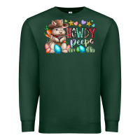 Sports Green howdy peeps Premium Sweatshirt - RacoonDesign
