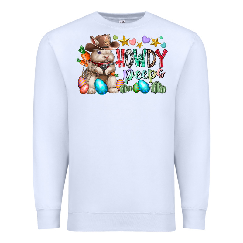 Howdy Peeps Premium Sweatshirt by RacoonDesign | Teevron