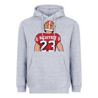 Heather Grey christian mccaffrey back to Heavyweight Hoodie - tuanDangUi