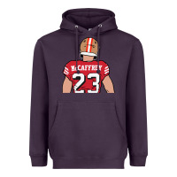 Plum christian mccaffrey back to Heavyweight Hoodie - tuanDangUi
