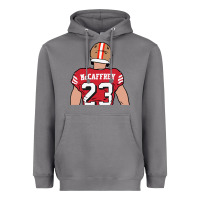 Storm christian mccaffrey back to Heavyweight Hoodie - tuanDangUi