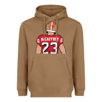 Toasted Coconut christian mccaffrey back to Heavyweight Hoodie - tuanDangUi