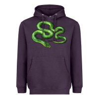Plum boomslang snake Heavyweight Hoodie - LillyAllenDesigns