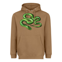 Toasted Coconut boomslang snake Heavyweight Hoodie - LillyAllenDesigns