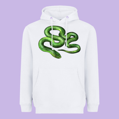 Boomslang Snake Heavyweight Hoodie Designed By Lillyallendesigns