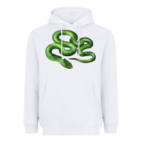 White boomslang snake Heavyweight Hoodie - LillyAllenDesigns