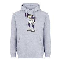 Heather Grey randy moss mooning celebration Heavyweight Hoodie - tuanDangUi