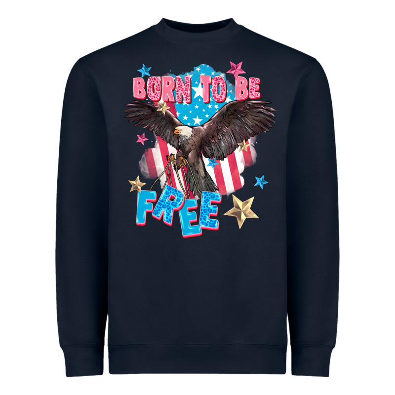 Born To Be Free Heavyweight Sweatshirt by FaDigitalArtStudio | Teevron