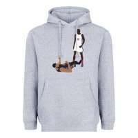Heather Grey sekou doumbouya over tristan thompson Heavyweight Hoodie - tuanDangUi