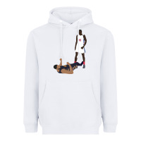 White sekou doumbouya over tristan thompson Heavyweight Hoodie - tuanDangUi