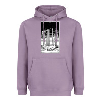 Lavender ten of swords   x of swords   tarot card   major arcana   fortune tell Heavyweight Hoodie - tuanDangUi