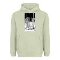 Matcha ten of swords   x of swords   tarot card   major arcana   fortune tell Heavyweight Hoodie - tuanDangUi