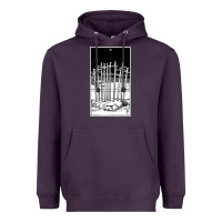 Plum ten of swords   x of swords   tarot card   major arcana   fortune tell Heavyweight Hoodie - tuanDangUi