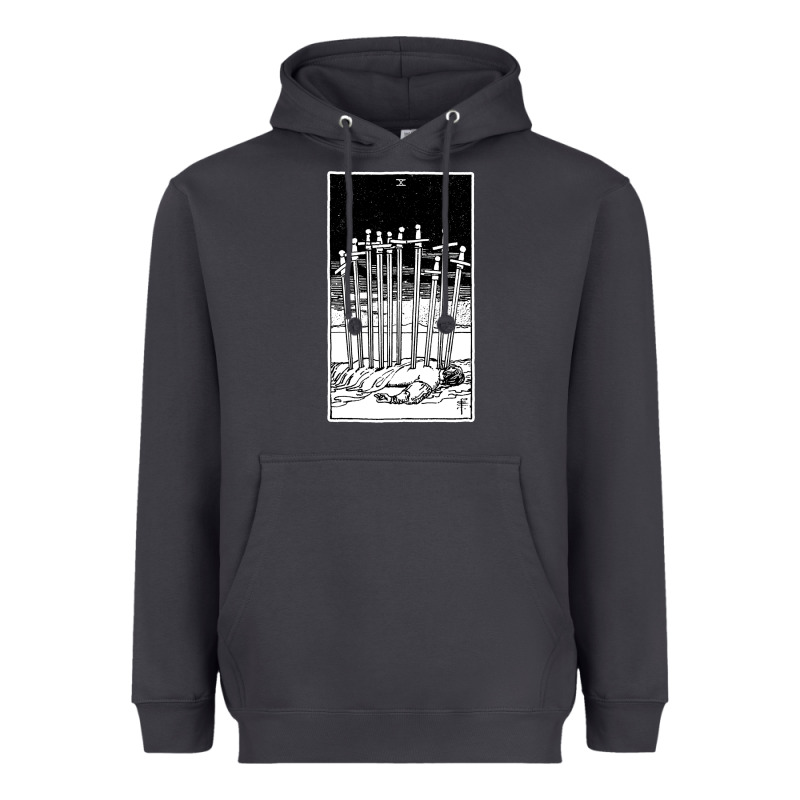 Ten Of Swords   X Of Swords   Tarot Card   Major Arcana   Fortune Tell Heavyweight Hoodie by tuanDangUi | Teevron