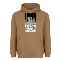 Toasted Coconut ten of swords   x of swords   tarot card   major arcana   fortune tell Heavyweight Hoodie - tuanDangUi