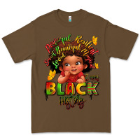 Cacao empowering black heritage Premium Tee - LillyAllenDesigns