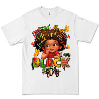 White empowering black heritage Premium Tee - LillyAllenDesigns
