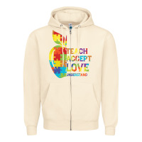 Sandshell Autism Teach Accept Understand Love Zipper Hoodie - CowhideDigitalArt