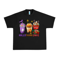 Black hallothanksmas coffee cups Urban Heavy Tee - texasbilliewilder